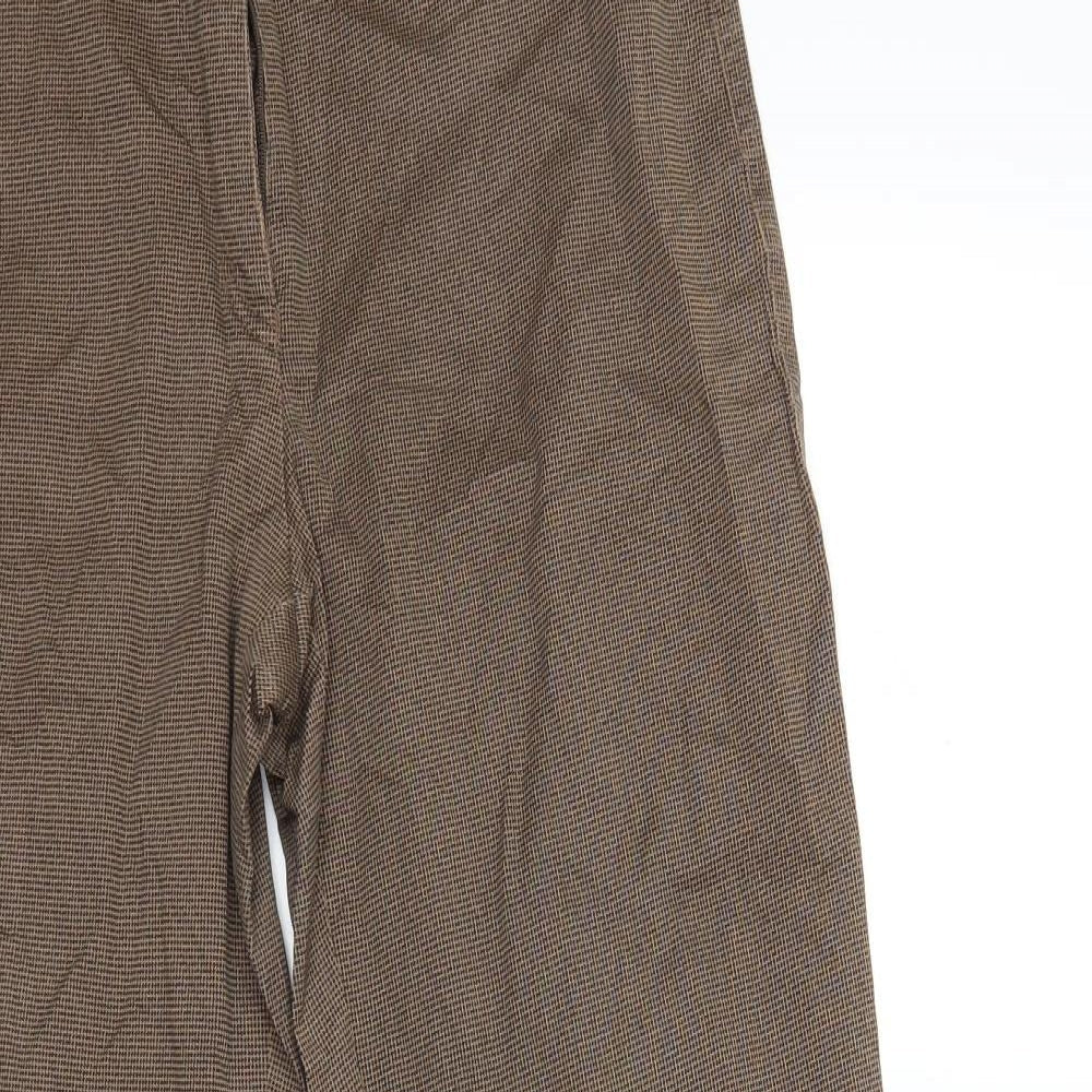 Womens UK Size 14 ZERRES Regular Fit  Brown Trousers
