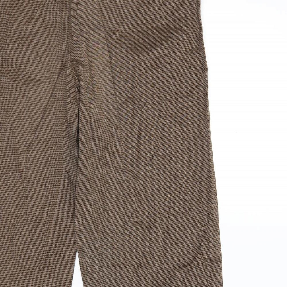 Womens UK Size 14 ZERRES Regular Fit  Brown Trousers