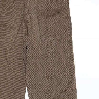 Womens UK Size 14 ZERRES Regular Fit  Brown Trousers