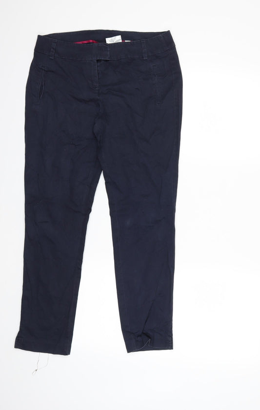 Yessica Womens Blue   Trousers  Size 12 L26 in
