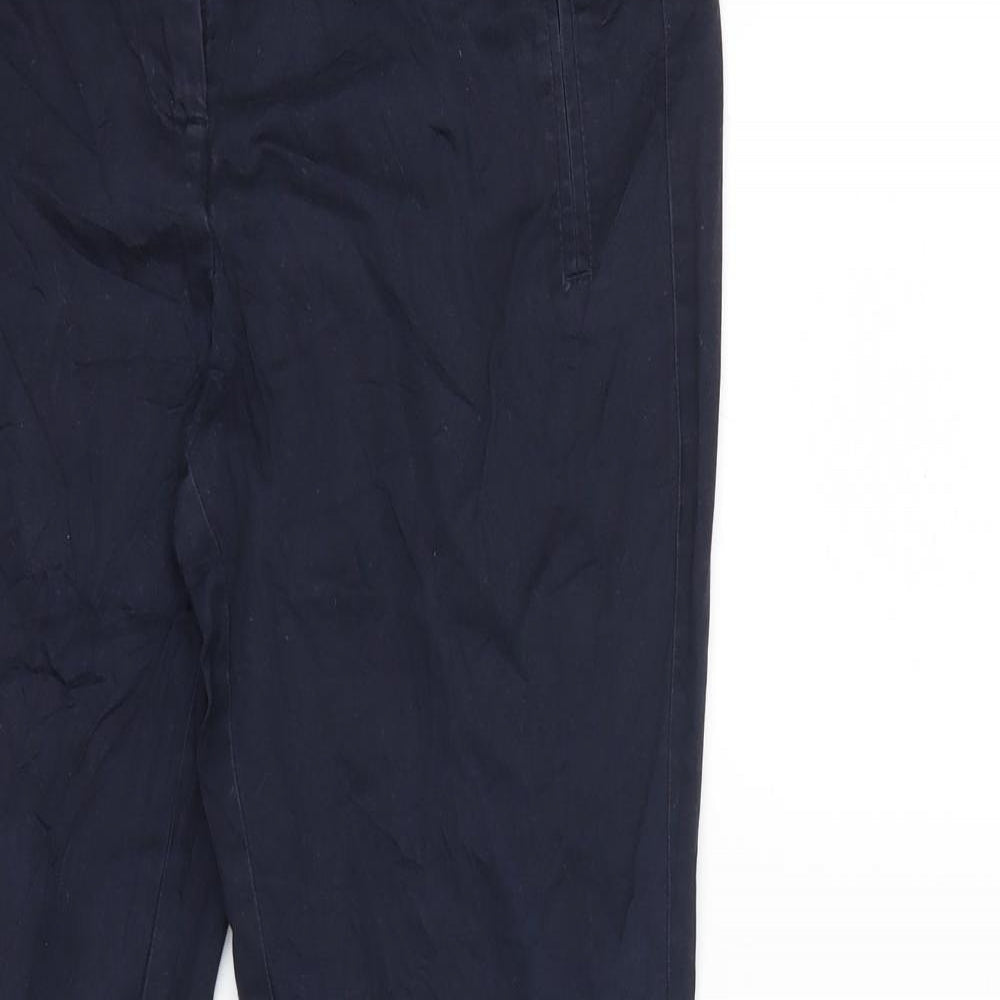 Yessica Womens Blue   Trousers  Size 12 L26 in