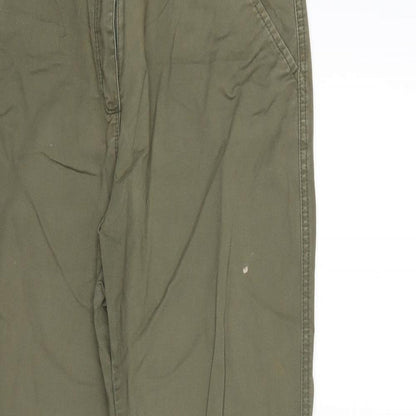 Womens UK Size 12 Papaya Regular Fit  Green Trousers