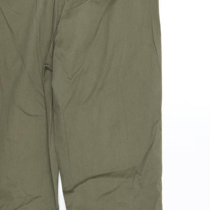 Womens UK Size 12 Papaya Regular Fit  Green Trousers