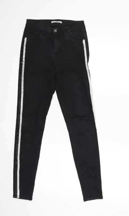 Womens UK Size 8 Goodies Regular Fit Skinny Black Jeans