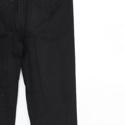 Womens UK Size 8 Goodies Regular Fit Skinny Black Jeans
