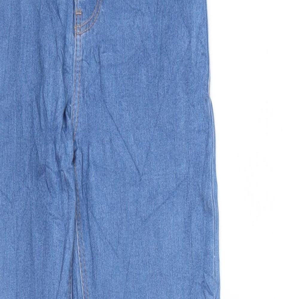 Womens UK Size 8 Sinsay Regular Fit Skinny Blue Jeans