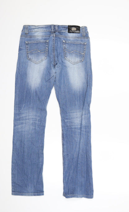 Womens UK Size 28 in Preworn Regular Fit Skinny Blue Jeans