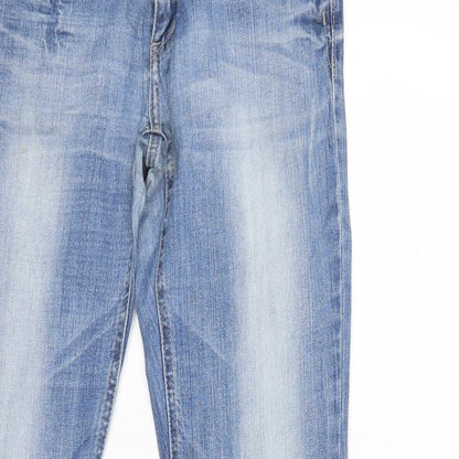 Womens UK Size 28 in Preworn Regular Fit Skinny Blue Jeans