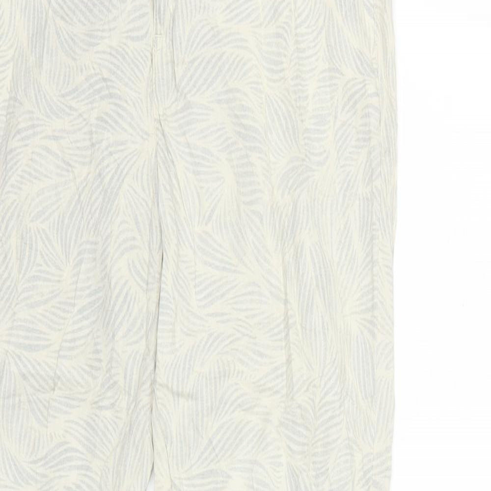 BIG STAR Womens Beige Floral  Trousers  Size L L29 in