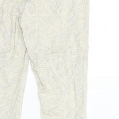 BIG STAR Womens Beige Floral  Trousers  Size L L29 in