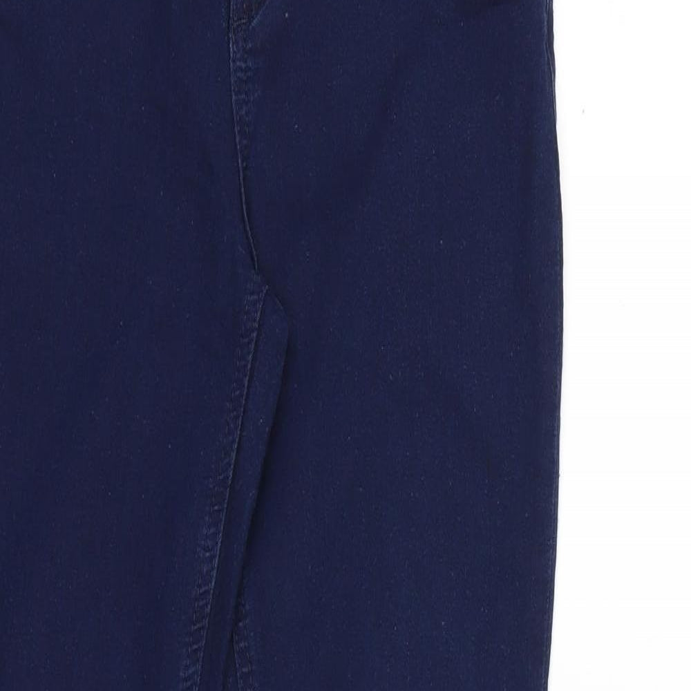 B.YOU Womens Blue  Denim Skinny Jeans Size 8 L28 in