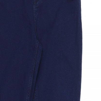 B.YOU Womens Blue  Denim Skinny Jeans Size 8 L28 in