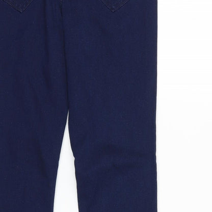 B.YOU Womens Blue  Denim Skinny Jeans Size 8 L28 in