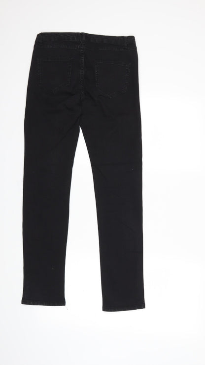 B.YOU Womens Black  Denim Skinny Jeans Size 8 L28 in