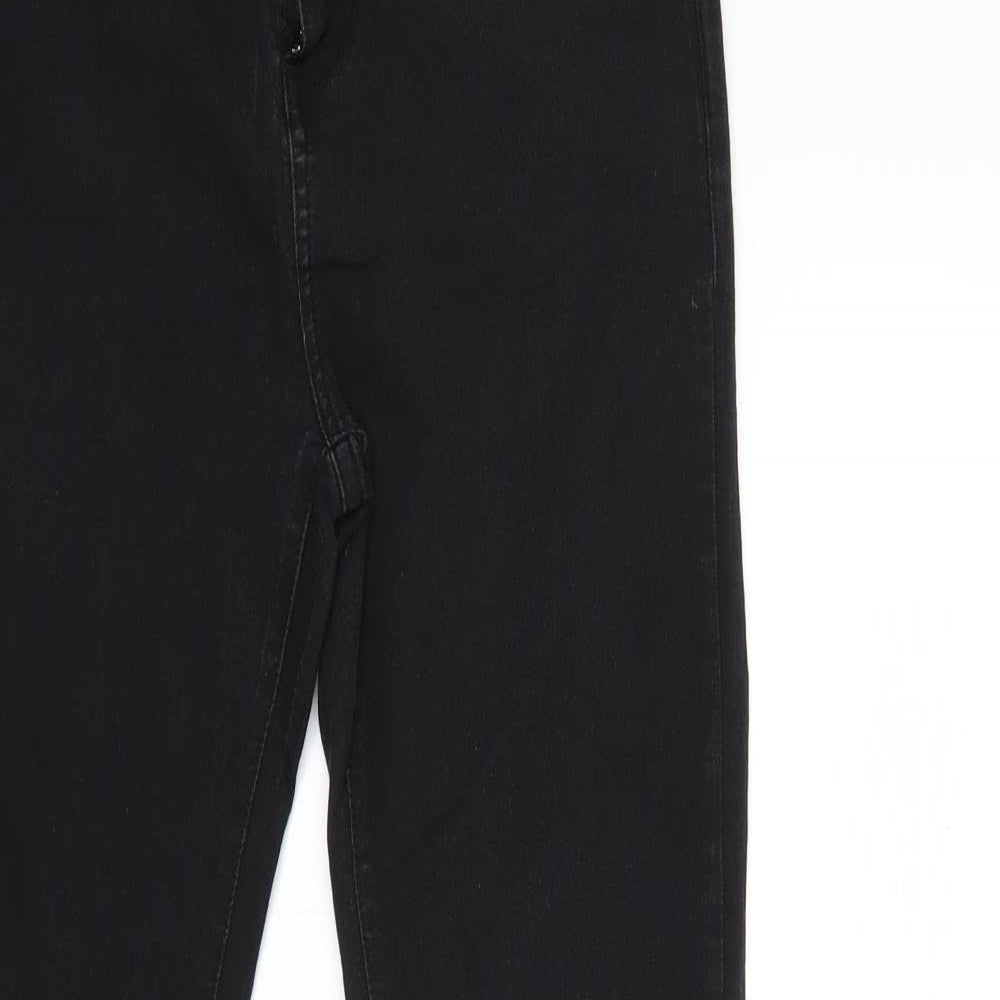 B.YOU Womens Black  Denim Skinny Jeans Size 8 L28 in