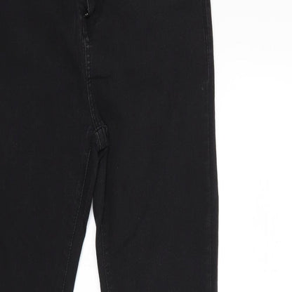 B.YOU Womens Black  Denim Skinny Jeans Size 8 L28 in