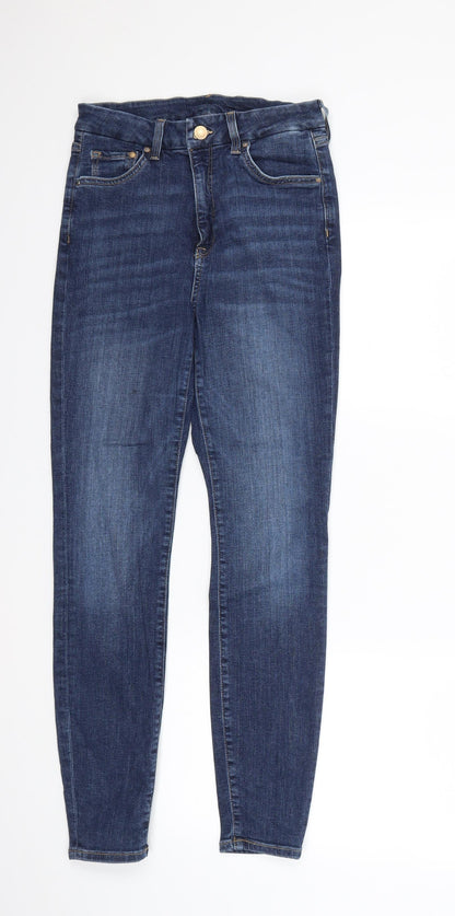 Womens UK Size 28 in H&M Regular Fit Skinny Blue Jeans