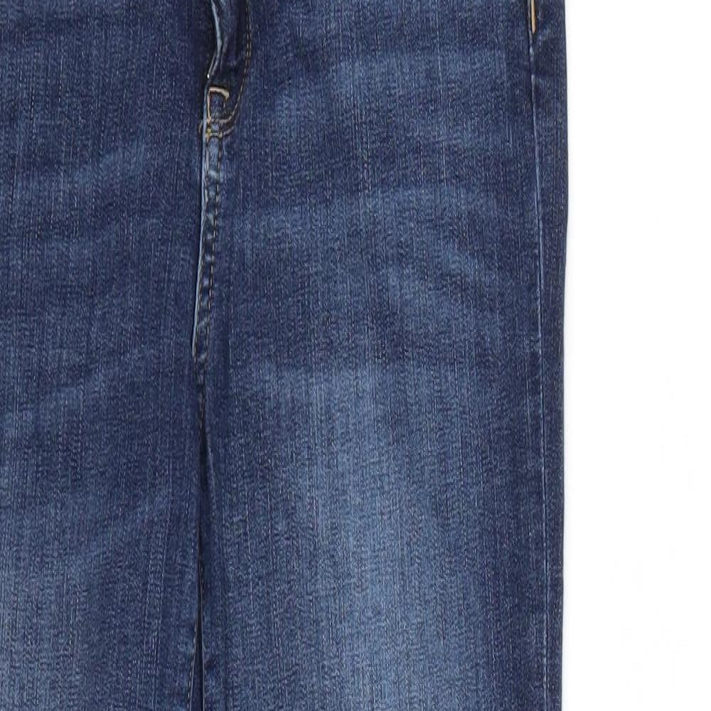 Womens UK Size 28 in H&M Regular Fit Skinny Blue Jeans