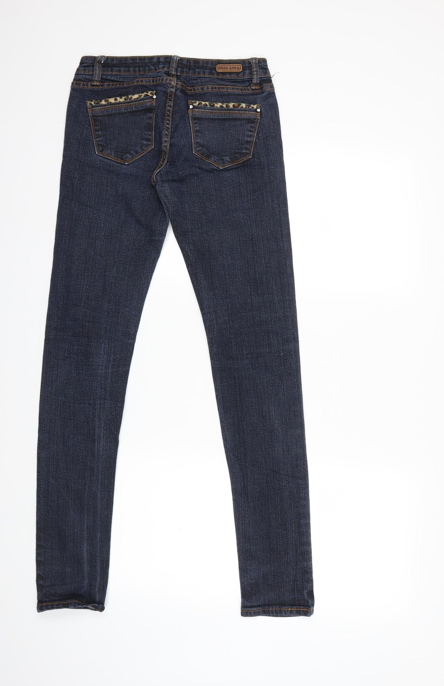 Miss Anna Womens Blue  Denim Skinny Jeans Size 10 L31 in