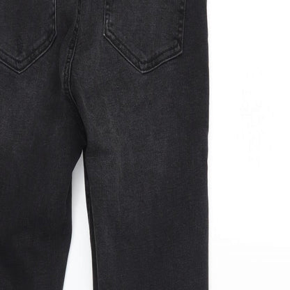 Denim & Co. Womens Black  Denim Skinny Jeans Size 10 L28 in