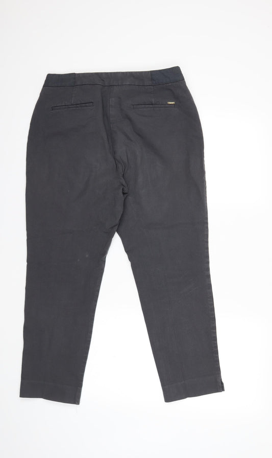 Per Una Womens Grey  Denim Skinny Jeans Size 16 L25 in