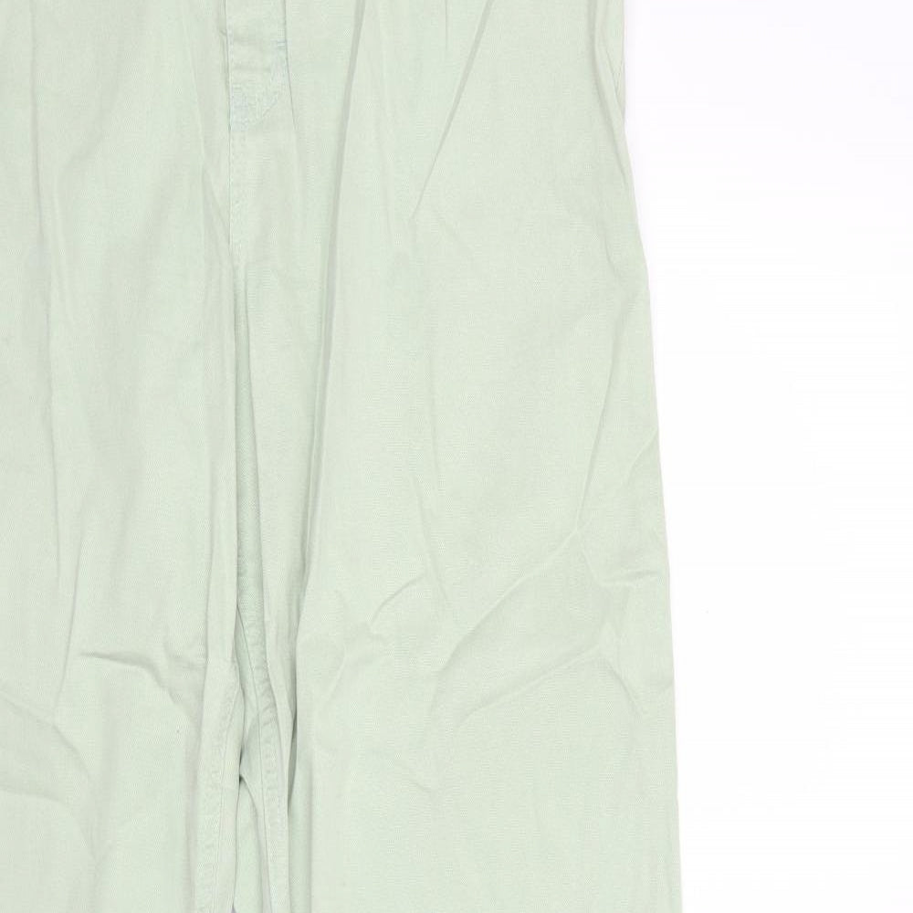 Womens UK Size 16 Marks and Spencer Regular Fit Tapered Green Jeans