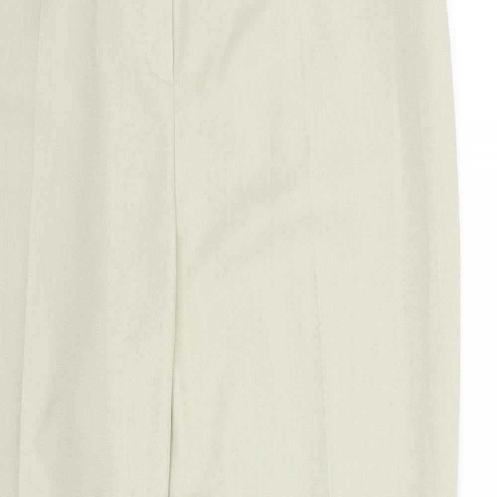 Womens UK Size 18 Marks and Spencer Regular Fit  Beige Trousers