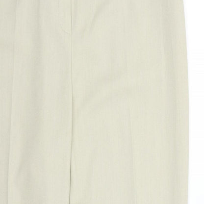 Womens UK Size 18 Marks and Spencer Regular Fit  Beige Trousers