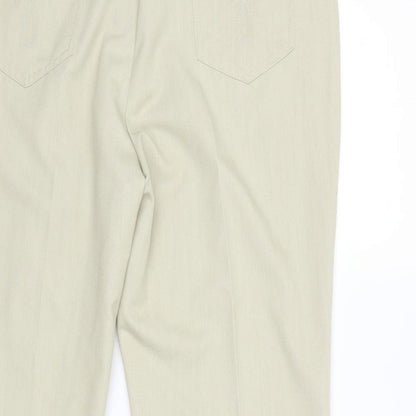 Womens UK Size 18 Marks and Spencer Regular Fit  Beige Trousers