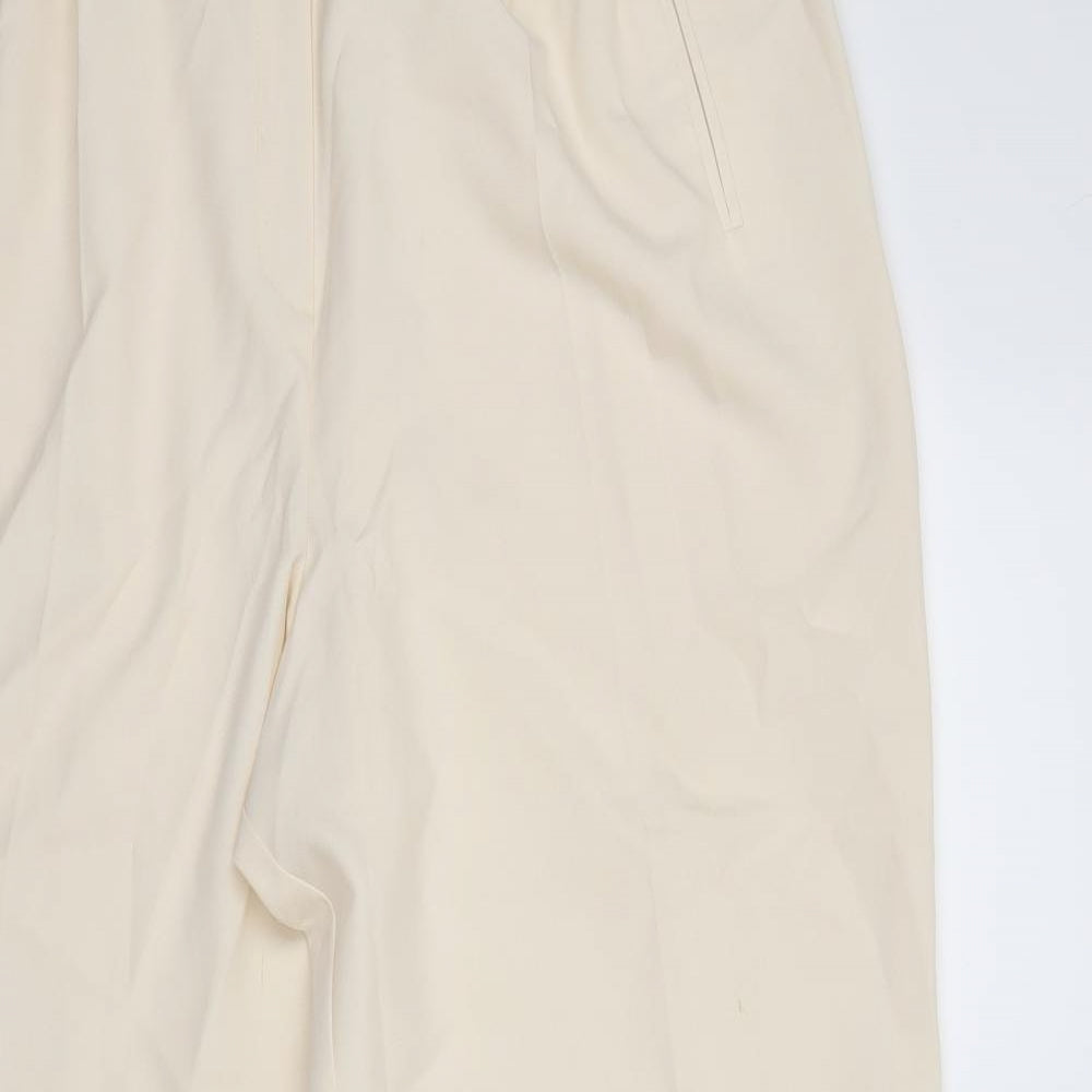 Womens UK Size 22 Preworn Regular Fit  Beige Trousers