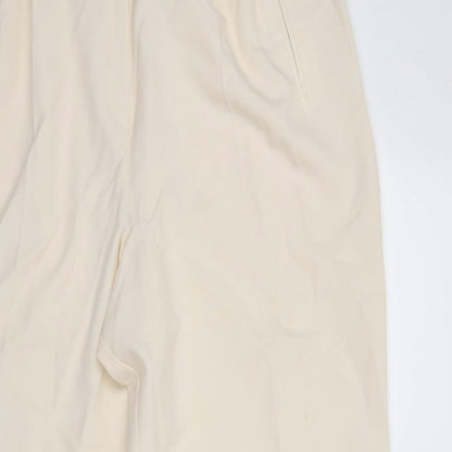 Womens UK Size 22 Preworn Regular Fit  Beige Trousers
