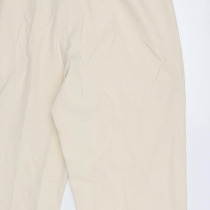 Womens UK Size 22 Preworn Regular Fit  Beige Trousers