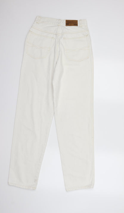 finest clothing Womens White  Denim Mom Jeans Size 28 in L30 in