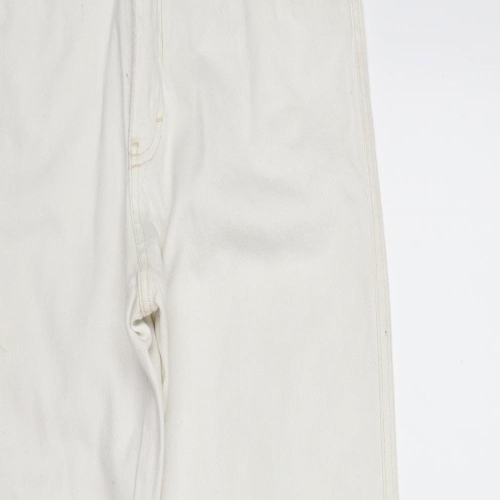 finest clothing Womens White  Denim Mom Jeans Size 28 in L30 in