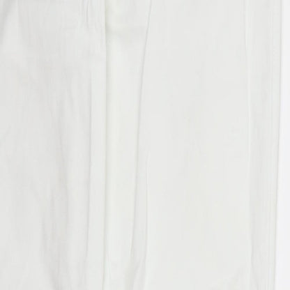 ANNE WEYBURN Womens White   Skinny Jeans Size 10 L31 in