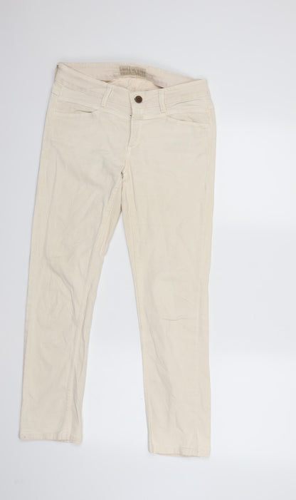 clolsed Womens Beige  Denim Straight Jeans Size 30 in L26 in