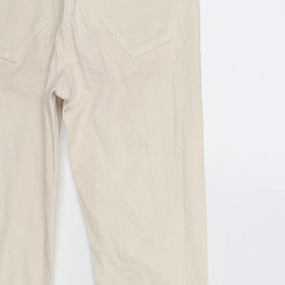 clolsed Womens Beige  Denim Straight Jeans Size 30 in L26 in