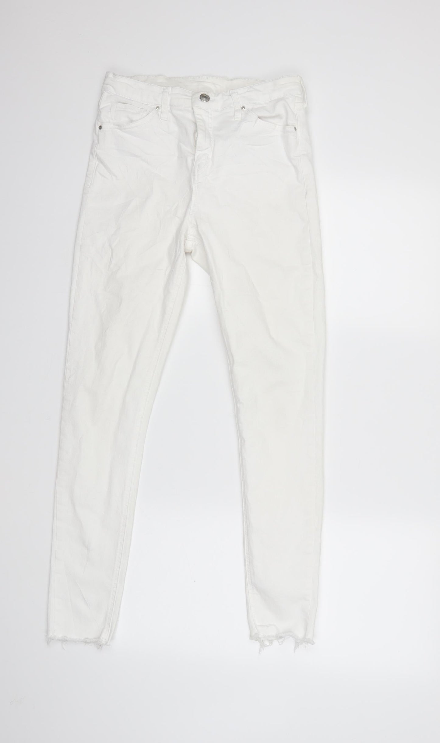 Topshop Womens Blue  Denim Skinny Jeans Size 30 in L32 in