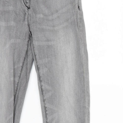 NEXT Girls Grey  Denim Skinny Jeans Size 10 Years