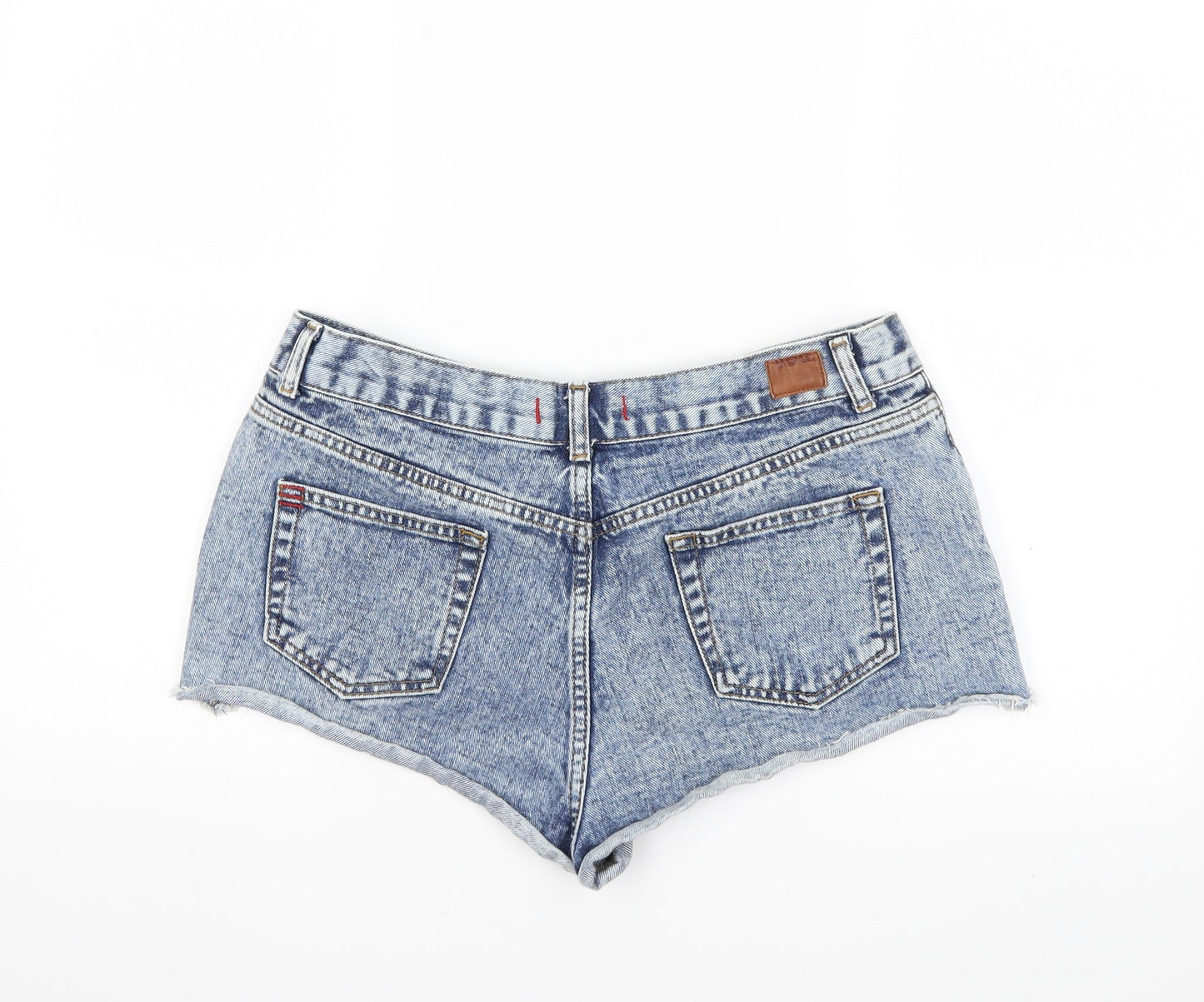 BDG Womens Blue  Denim Hot Pants Shorts Size 32 in