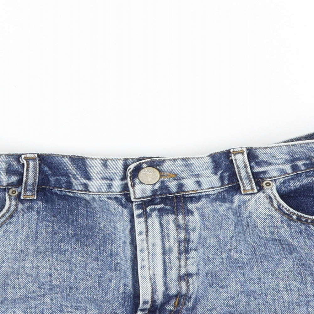 BDG Womens Blue  Denim Hot Pants Shorts Size 32 in