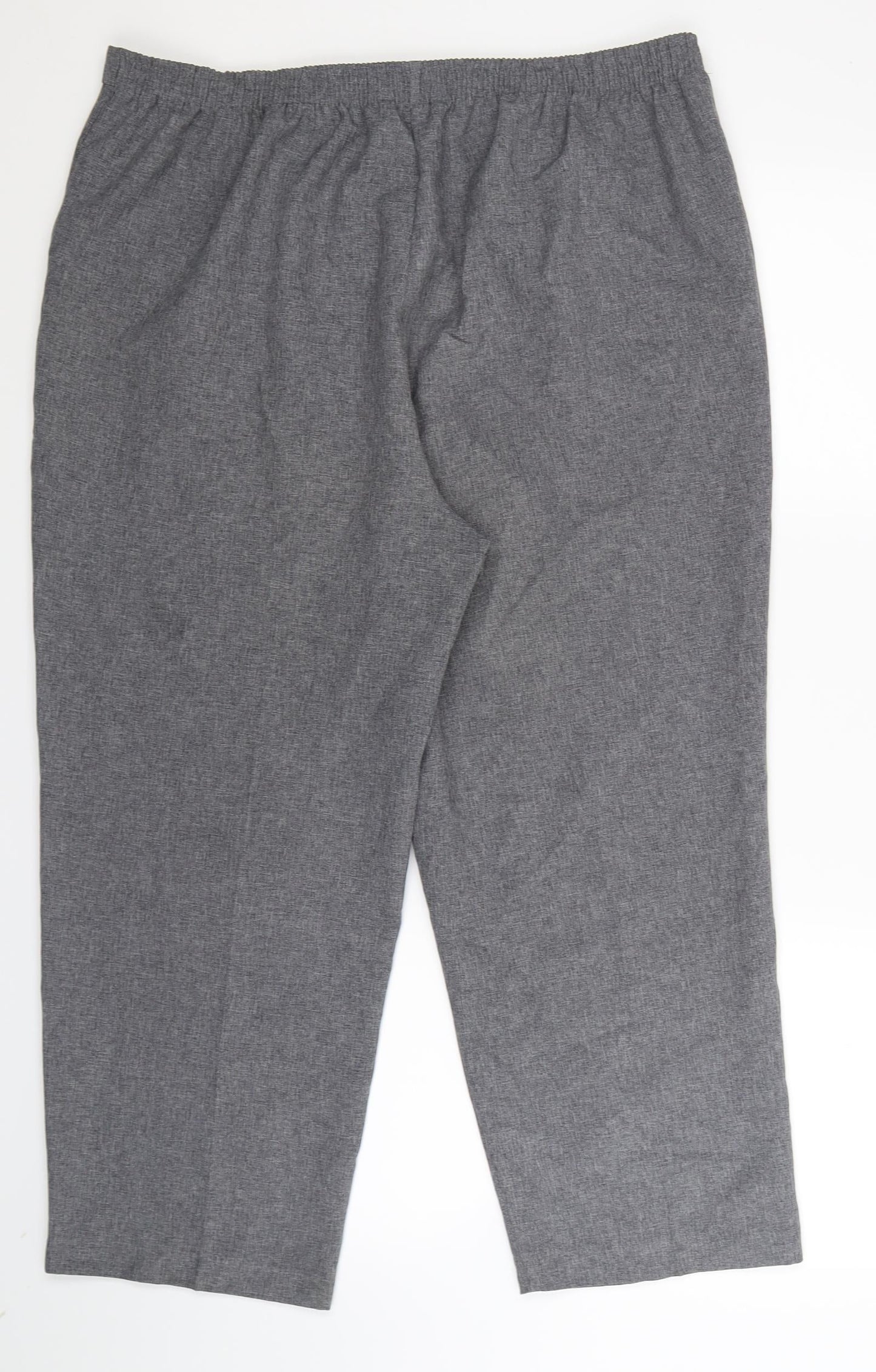 BM Womens Grey   Trousers  Size 18 L25 in