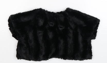 Adams Girls Black   Jacket  Size 7 Years