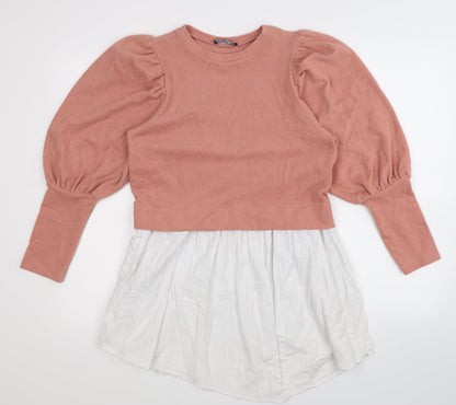 Ambar Womens Beige   Pullover Jumper Size M