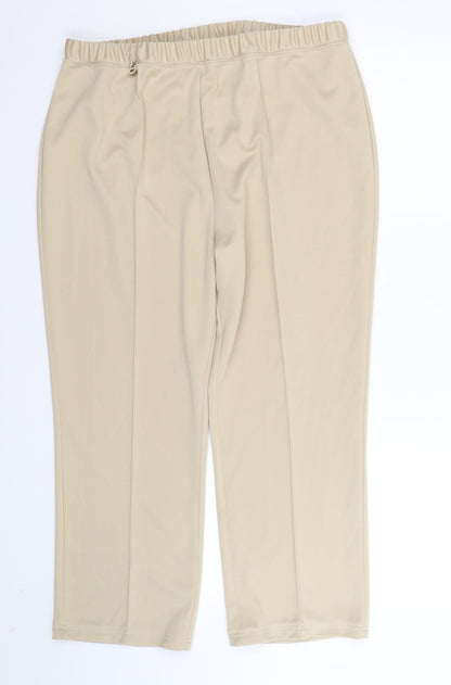 Damart Womens Beige   Trousers  Size 20 L27 in