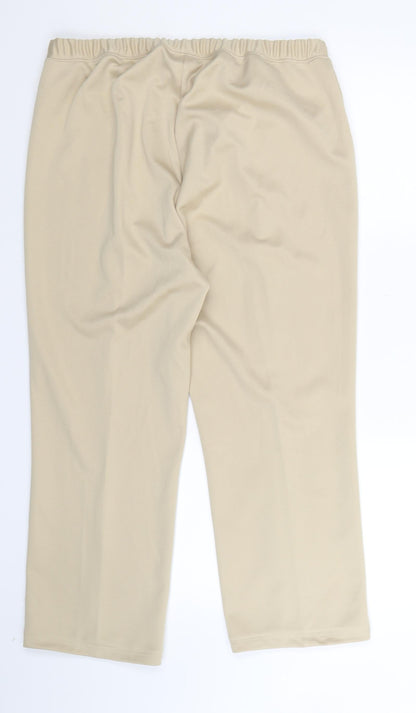 Damart Womens Beige   Trousers  Size 20 L27 in