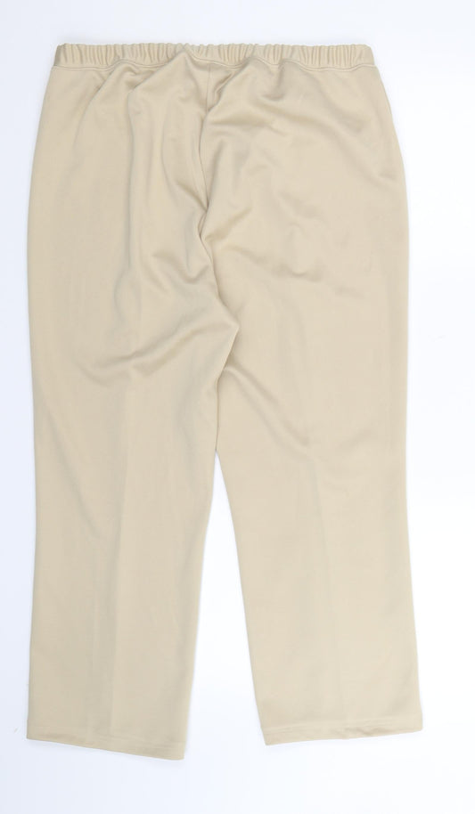 Damart Womens Beige   Trousers  Size 20 L27 in