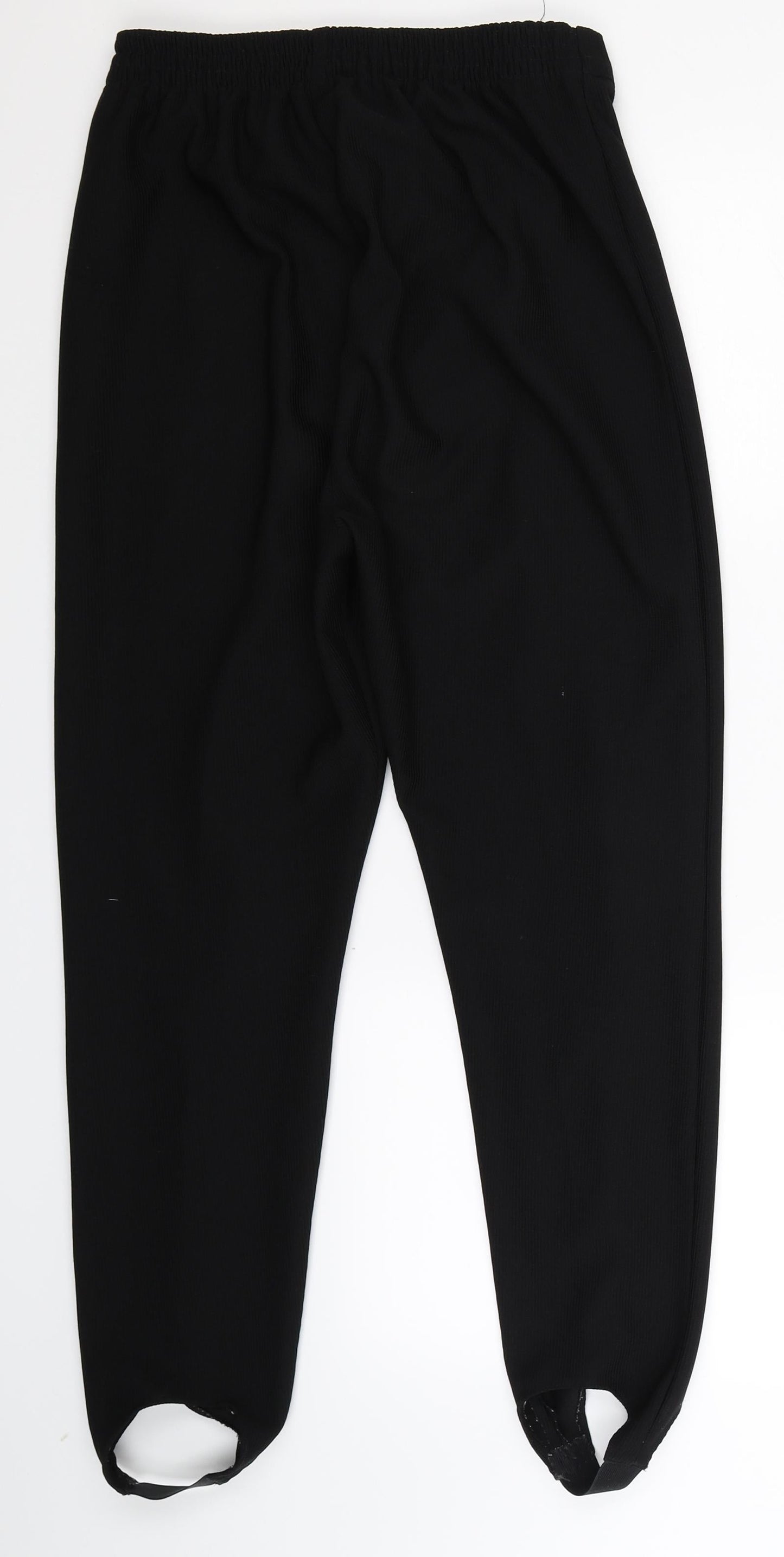 Womens UK Size 12 Preworn Slim Fit  Black Trousers