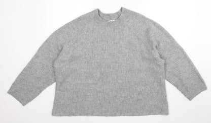 TU Womens Grey  Knit Pullover Jumper Size XL