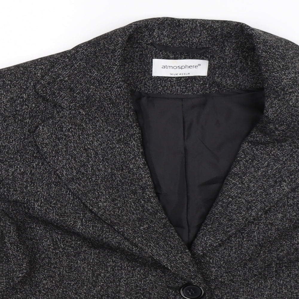 Atmosphere Womens Black   Jacket Suit Jacket Size 14